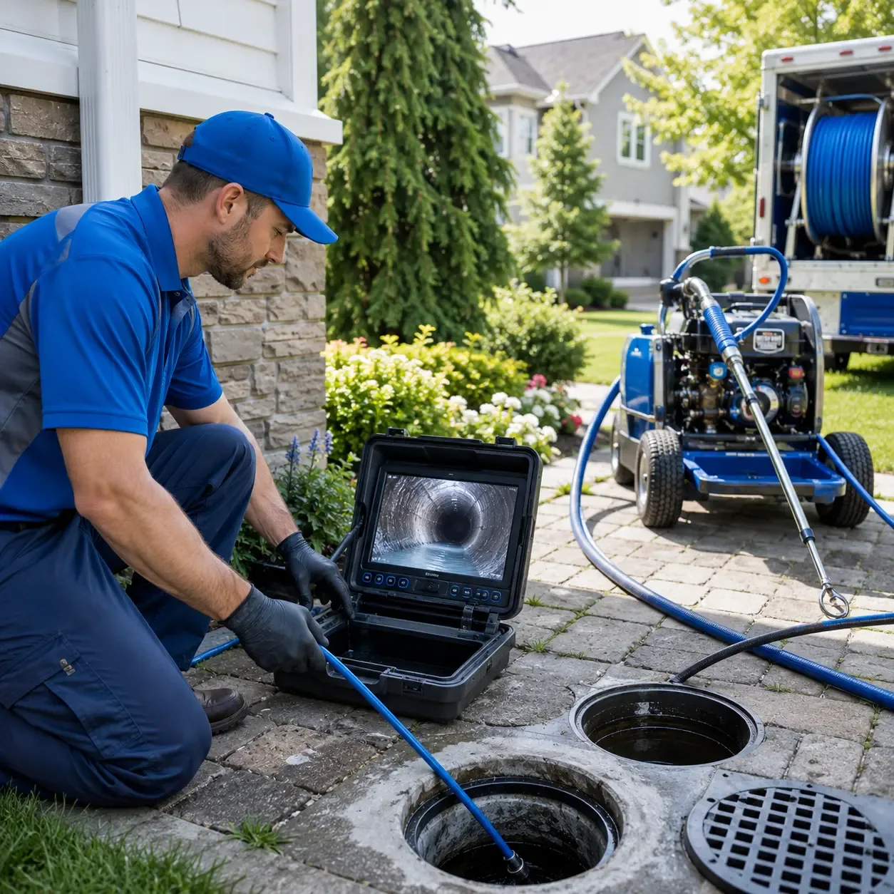 Outdoor drain cleaning professionals serving Neponset, IL
